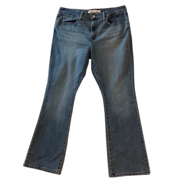 Signature By Levi Strauss & Co. Mid Rise Bootcut Womens Size 14S W32 - Picture 1 of 10
